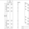 Braçadeiras e Suportes de Viga |   1 Pacote de Suportes Planos de Aço Inoxidável (152,4X35X2 Mm) Contém 12 Parafusos, Suporte Reto de Metal para Conexão de Reparo, Suporte Fixo para Madeira