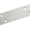 Braçadeiras e Suportes de Viga |   1 Pacote de Suportes Planos de Aço Inoxidável (152,4X35X2 Mm) Contém 12 Parafusos, Suporte Reto de Metal para Conexão de Reparo, Suporte Fixo para Madeira