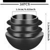 Conectores de Hardware |   2 Pacote de Plugue Plástico Redondo de 25 mm / 0,98 Polegada, Plugue Plástico Redondo para Tubos, Capas para Pernas de Cadeiras Plásticas, Tampas de Plástico para Fim de Tubos para Mesas e Cadeiras de Metal (Ajuste para Tubo de 1 Polegada)