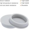 Conectores de Hardware |   Plugue de Silicone de Alta Temperatura Diâmetro 73,6 mm/2,9 Polegadas, Parada de Borracha em Forma de T para Furos, Plugues de Vedação à Prova d’Água para Revestimento em Pó, Cinza, Pacote com 1 (Diâmetro Externo 80 mm/3,15 Polegadas)