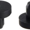 Conectores de Hardware |   Plugue de Silicone de Alta Temperatura Montagem Diâmetro 6Mm/0,23 Polegada Parada Sólida em Forma de T para Furos Plugs para Revestimento em Pó, Placas Impermeáveis, Plugs de Vedação Pretos, Pacote com 20 (Diâmetro Externo 13Mm)