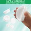 Conectores de Hardware |   Tampão de Borracha de Silicone em Forma de T 26 Mm/1 Pol. – Tampão de Borracha Macia e Flexível para Tampas de Tubos, Protetor à Prova d’Água, Tampões de Vedação para Garrafas e Tubos, Branco, 6 Peças