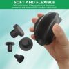 Conectores de Hardware |   Tampão de Borracha de Silicone em Forma de T 29 mm/1-1/8 Pol. Parada de Borracha Macia e Flexível, Tampa de Extremidade de Tubo, Tampão de Vedação à Prova d’Água para Garrafas e Tubos, Preto, 6 Peças