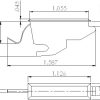 Ferragens para Janelas |   Conjunto de 1 peça Paradas de Ventilação para Sash de Janela Branca 1723Branco