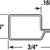 Ferragens para Janelas |   Mp14038 Estrutura de Tela de Alumínio – 7/16 X 3/4 X 72 Pol. – Construa ou Repare Telas de Janela – Cortado sob Medida – Utiliza Cantos de Estrutura de Tela de 7/16 X 3/4 Pol. – Acabamento Branco (Pacotes de 20)