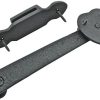 Ferragens para portões |   Fechadura de Flip de Ferro Forjado Preto da Renovators Supply – Estilo Antigo Decorativo em Forma de Coração – Fechaduras de Segurança de Médio a Leve com Hardware – Trancas Altas e Duráveis para Portas – 4 Polegadas