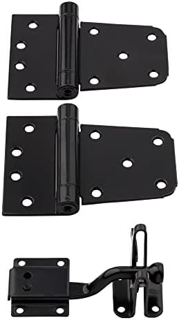 Ferragens para portões |   Kit de Porta Autocerrante N343-475, Preto