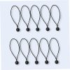 Lonas e Cintas de Amarração |   120 Peças de Corda Elástica para Tendal, Lonas, Amarras de Tenda, Cordas Bungee, Bolas Bungee, Acessórios para Cobertura, Fixadores de Lona, Bolas Bungee, Cordas Bungee Mini, Cordas Bungee Pequenas, Plástico