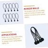 Lonas e Cintas de Amarração |   120 Peças de Corda Elástica para Tendal, Lonas, Amarras de Tenda, Cordas Bungee, Bolas Bungee, Acessórios para Cobertura, Fixadores de Lona, Bolas Bungee, Cordas Bungee Mini, Cordas Bungee Pequenas, Plástico