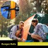 Lonas e Cintas de Amarração |   24 Peças de Bolas Bungee 4, 6, 9 Polegadas – Bolas Bungee Pretas de Alta Resistência, Cordas Bungee para Lona, Fios Elásticos de 4mm de Espessura para Camping, Tendências, Cargas e Fixação.