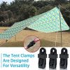 Lonas e Cintas de Amarração |   Clipe de Tarp Boca de Crocodilo 15Pcs, Clipes Multifuncionais para Fixação de Tarp, Ideais para Piscinas, Coberturas de Toldos, Camping ao Ar Livre, Coberturas de Caravanas, Capas de Carro (Preto)