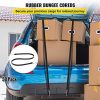 Lonas e Cintas de Amarração |   Corda Bungee de Borracha, Pacote com 50 Unidades de 79 cm, Faixas de Amarração de Borracha EPDM à Prova de Intempéries com Ganchos em S Crimpados, Faixas para Tarp de Alta Resistência para Segurar Trailers de Carga, Lonas, Cargas e Muito Mais